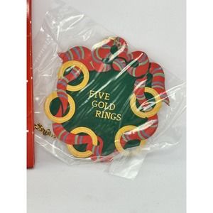 Avon‎ The Twelve Days Of Christmas Ornament Five Gold Rings